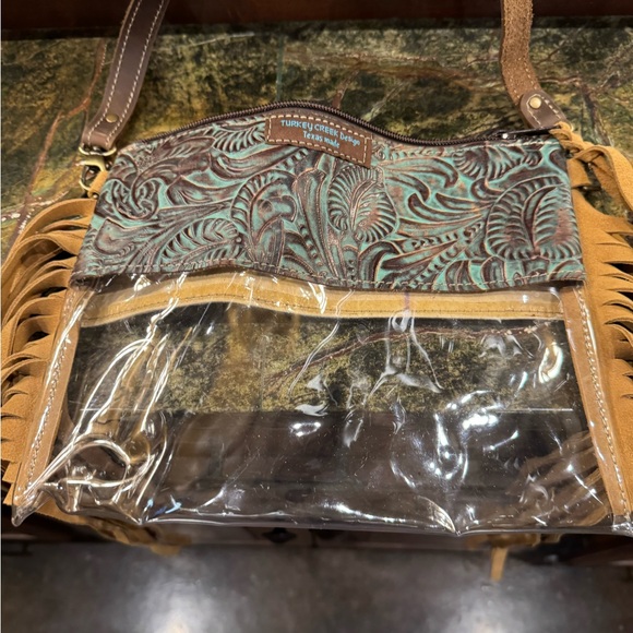 Crossbody western fringe clear bag - Picture 2 of 3